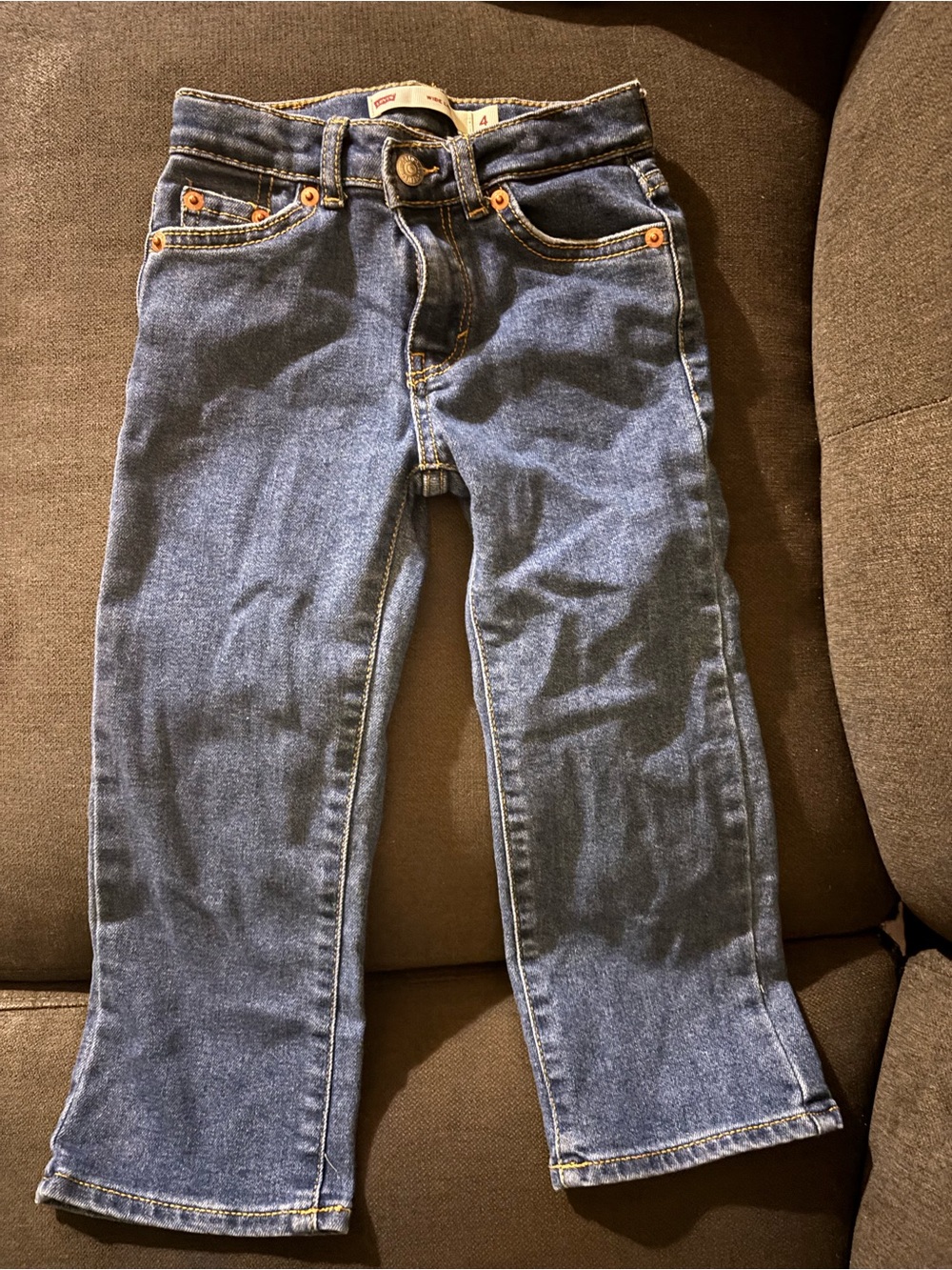 Levi's Boy’s Dark Blue Bootcut Jeans